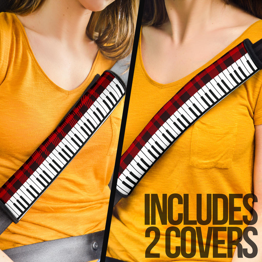 Piano Seat Belt Covers