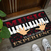 Music Is Experience Door Mat