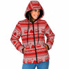 Drum Christmas Zip Hooded Jacket