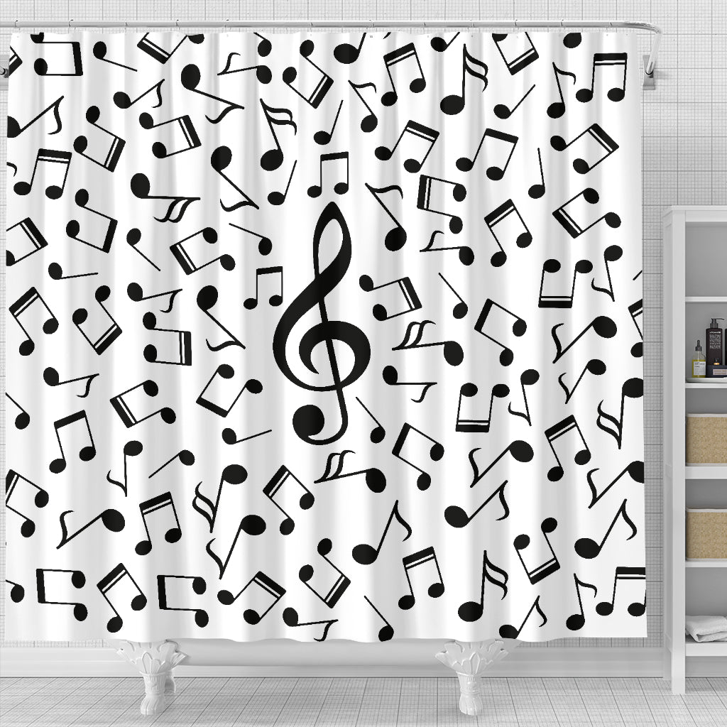 Musical Notes Shower Curtain