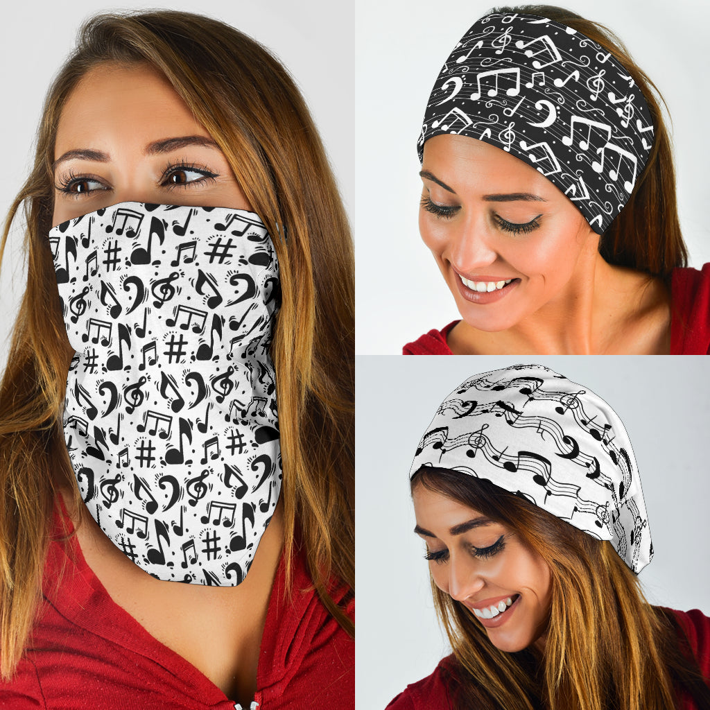 Music Notes Vector Bandana 3-Pack
