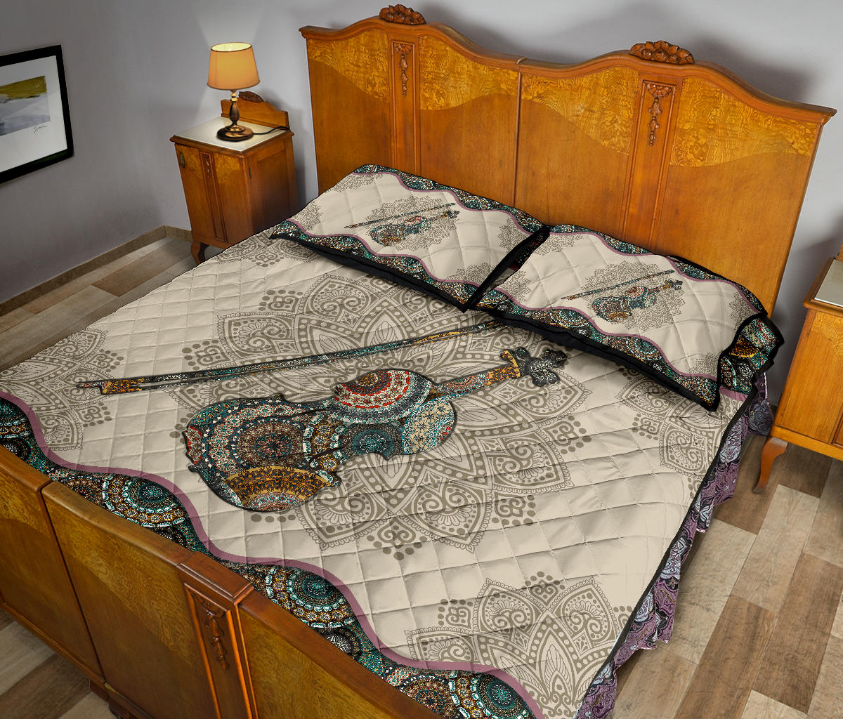 Violin Mandala Quilt Bet Set