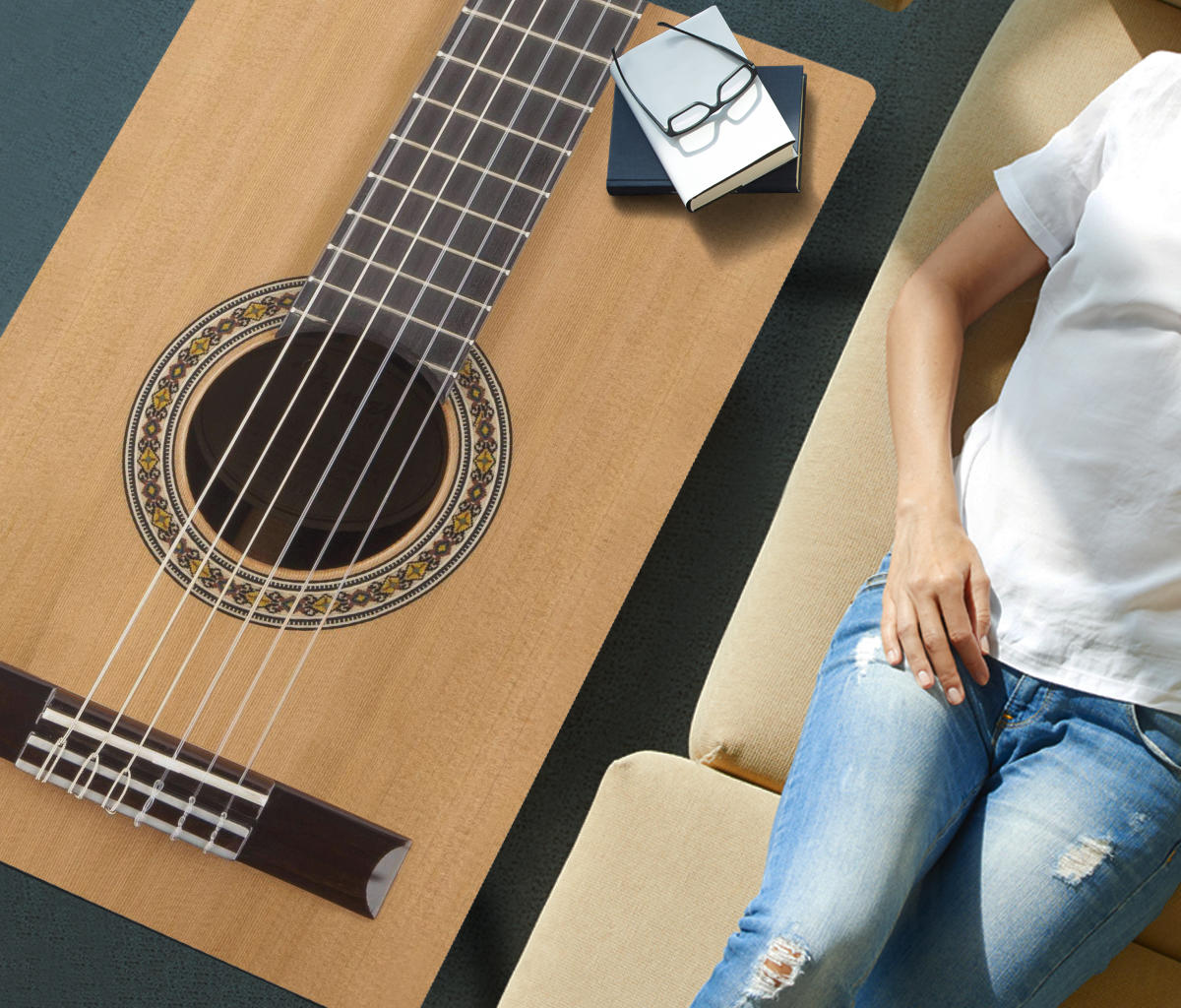[USA Only] Classical Guitar Rectangular Coffee Table
