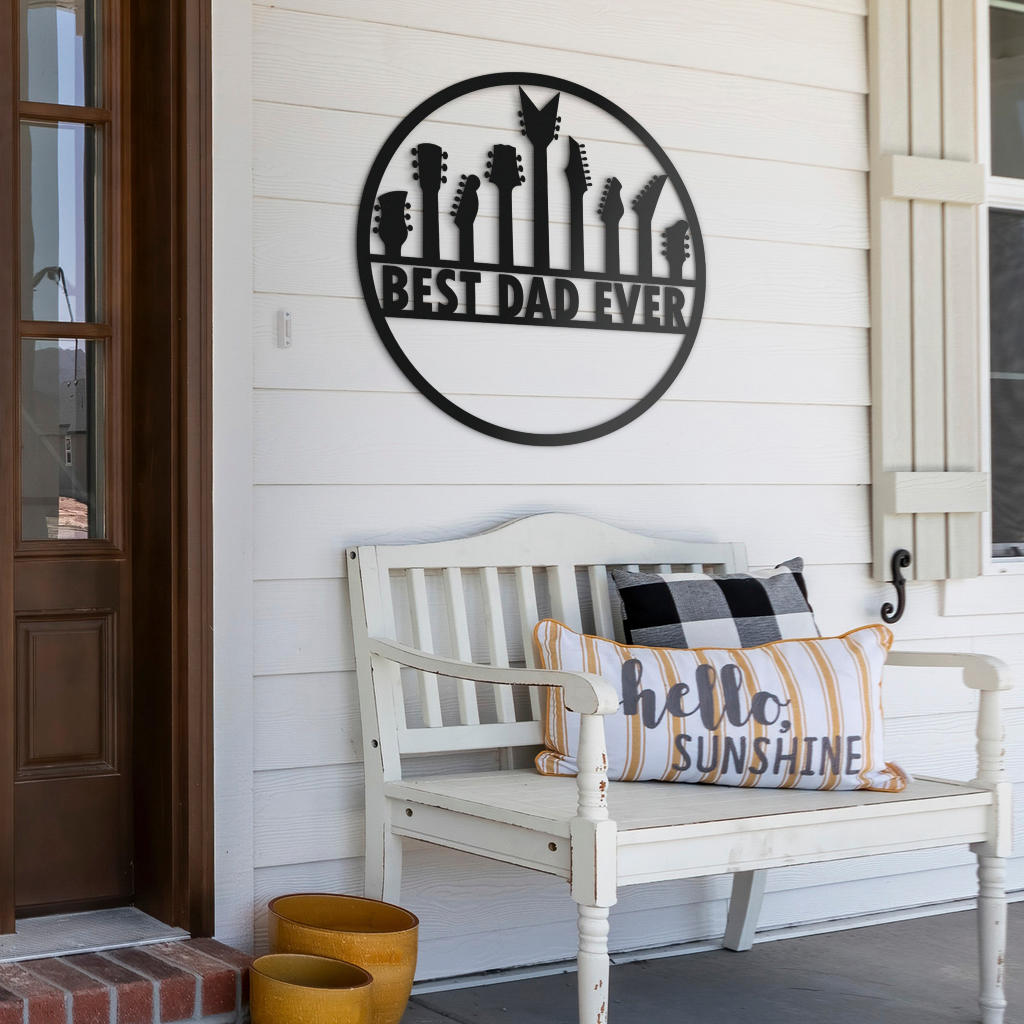 Best Dad Ever Metal Sign