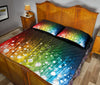 Rainbow Music Quilt Bed Set