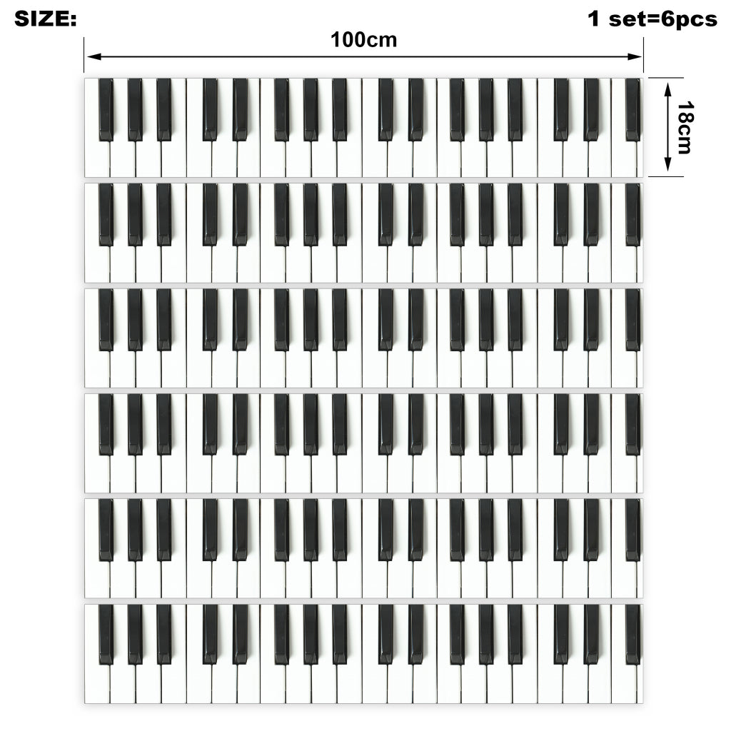 Piano Keys Stair Stickers