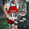 Piano Key And Music Notes Men's Apron