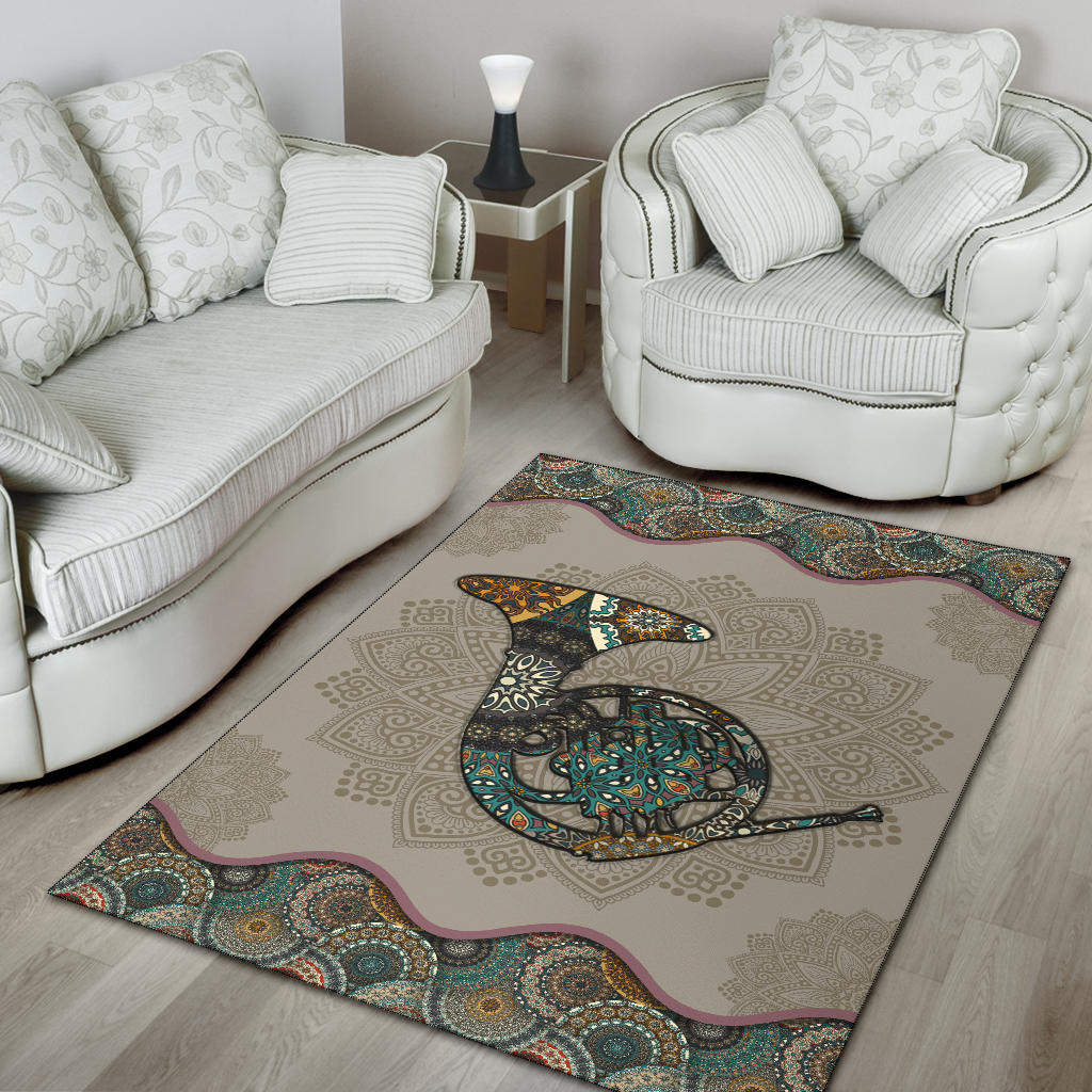 Horn Mandala Area Rug