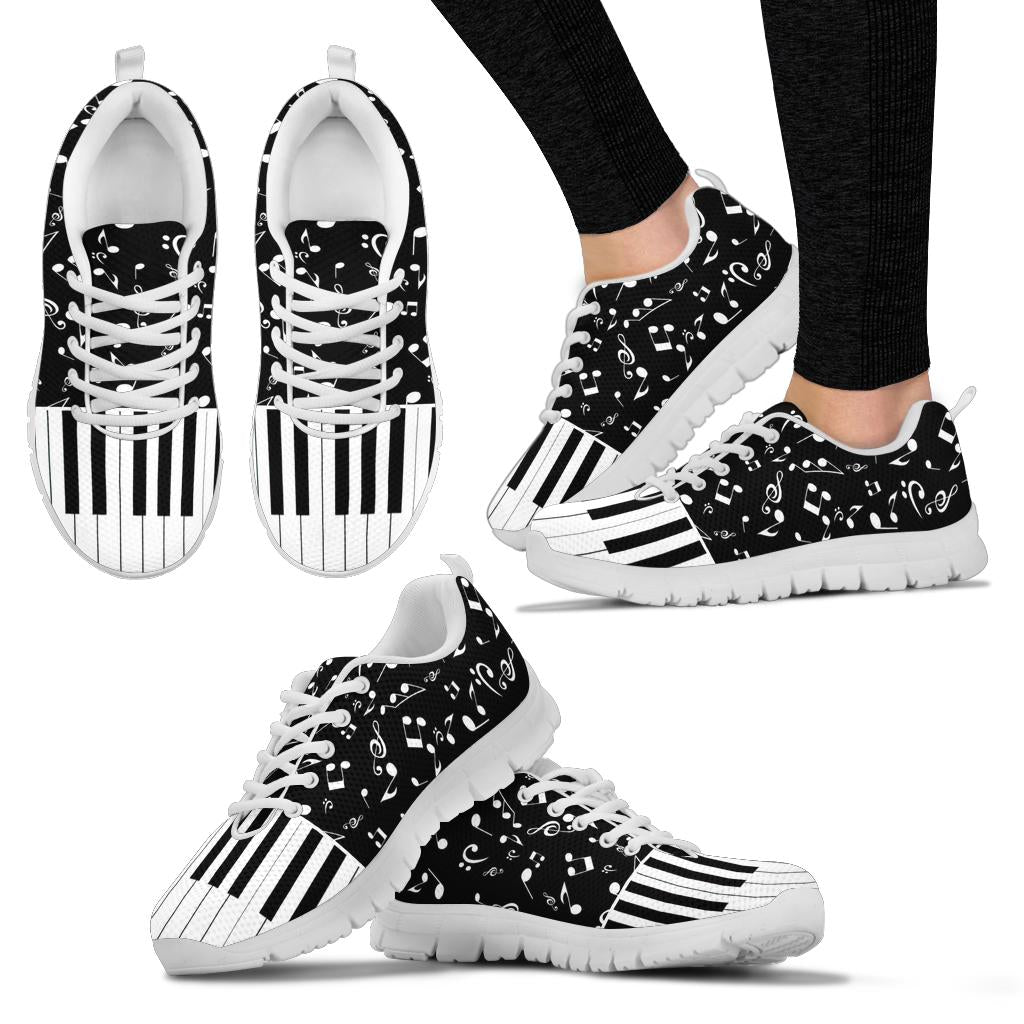 Piano Keys Music Notes Sneakers