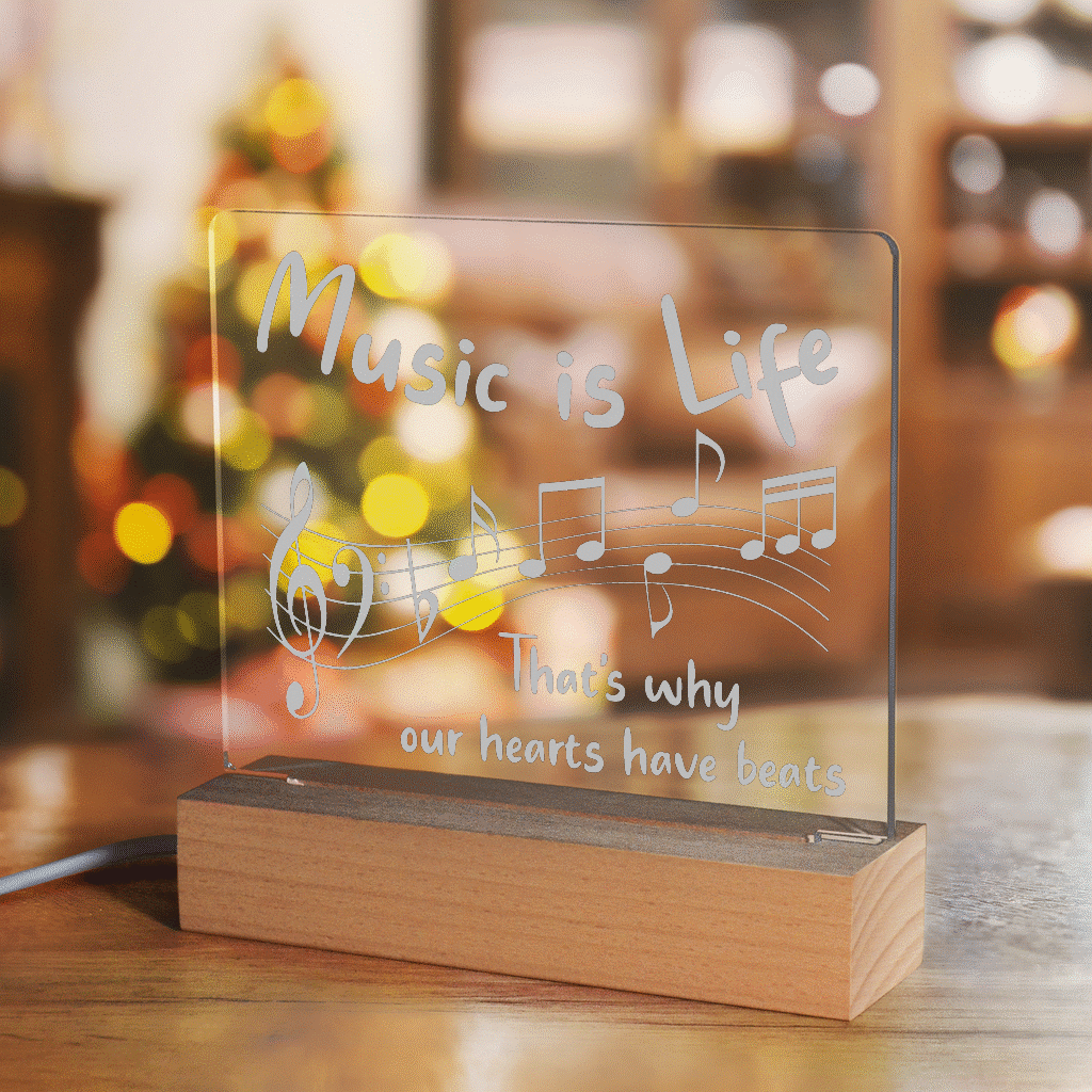 Music Beats Light Up Acrylic