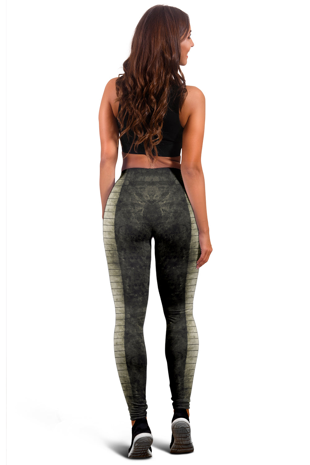 Piano Key Black Women's Leggings