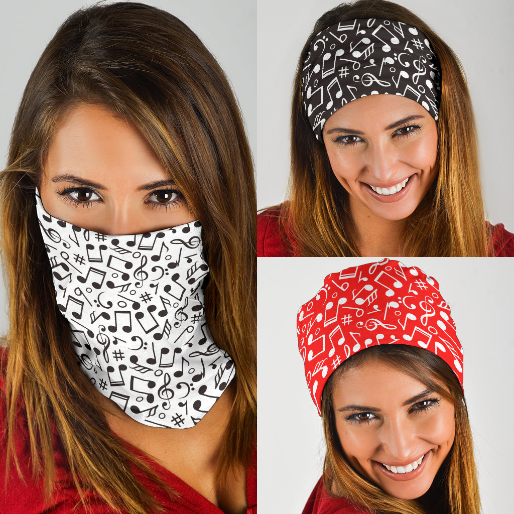 Music Notes Bandana 3-Pack