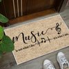 Music Is Not What I Do Door Mat