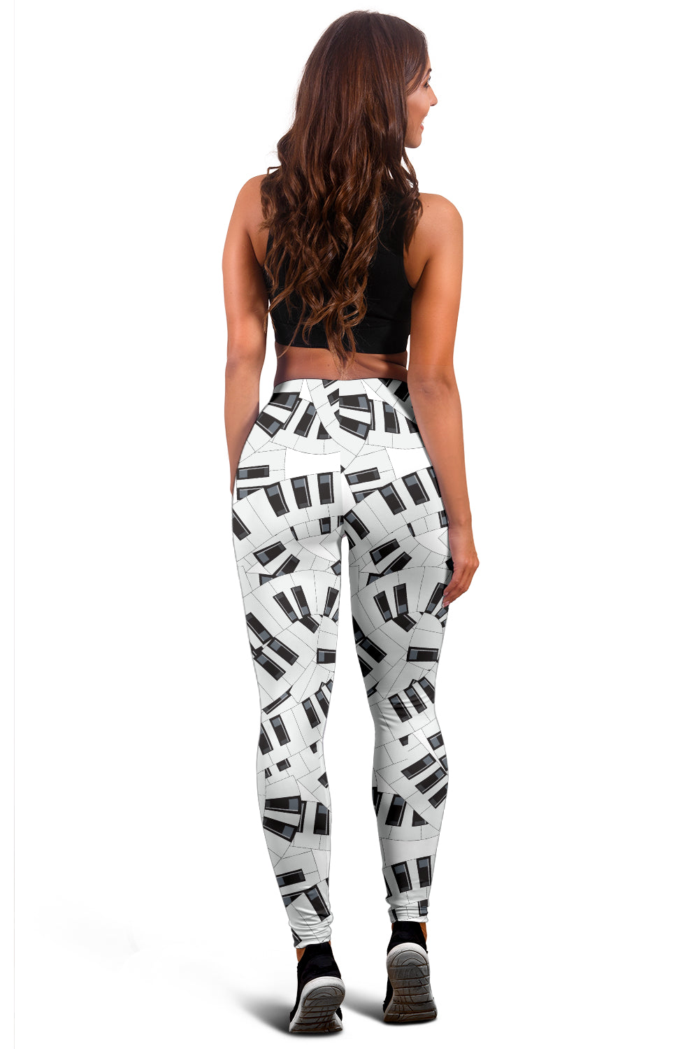 Piano White Women's Leggings