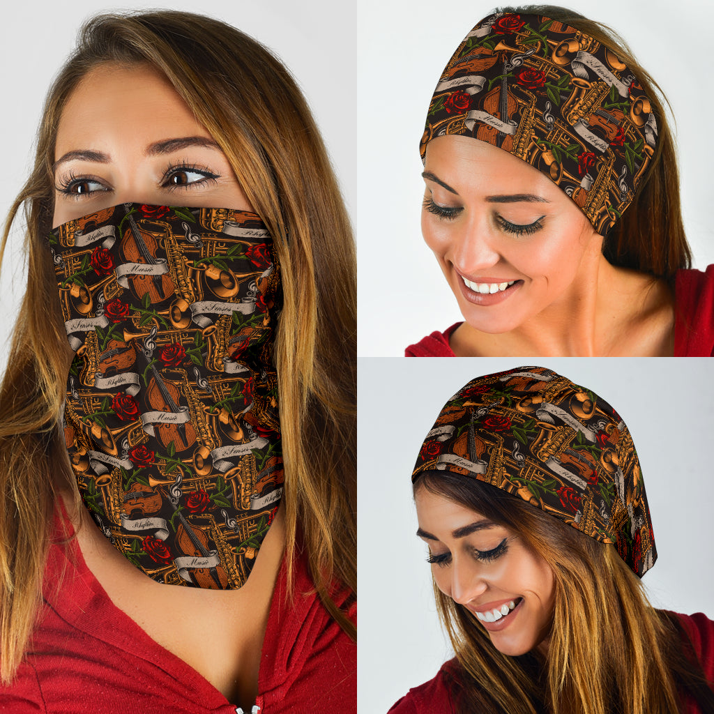 Music Instruments Bandana 3-Pack