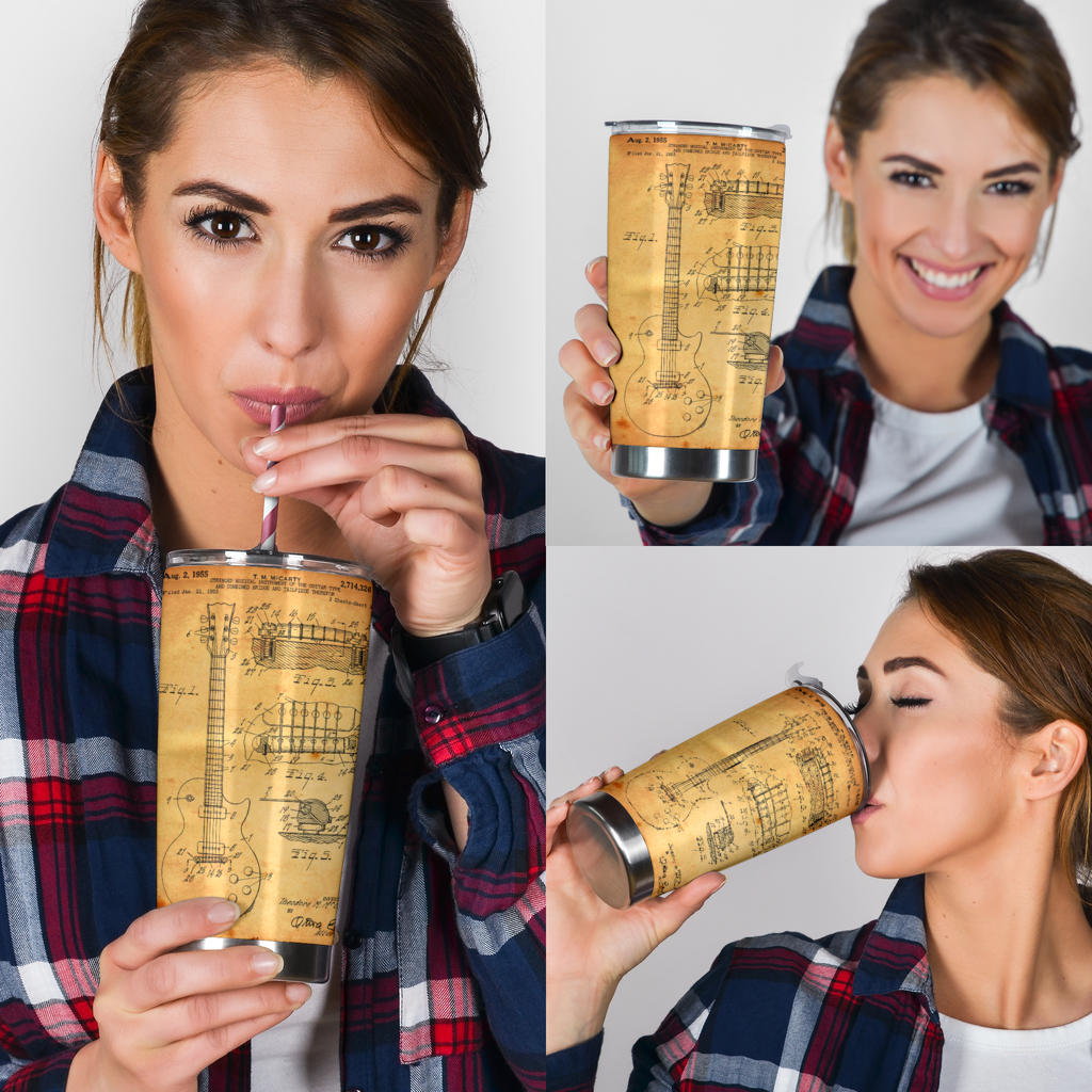 Guitar Patent Tumbler