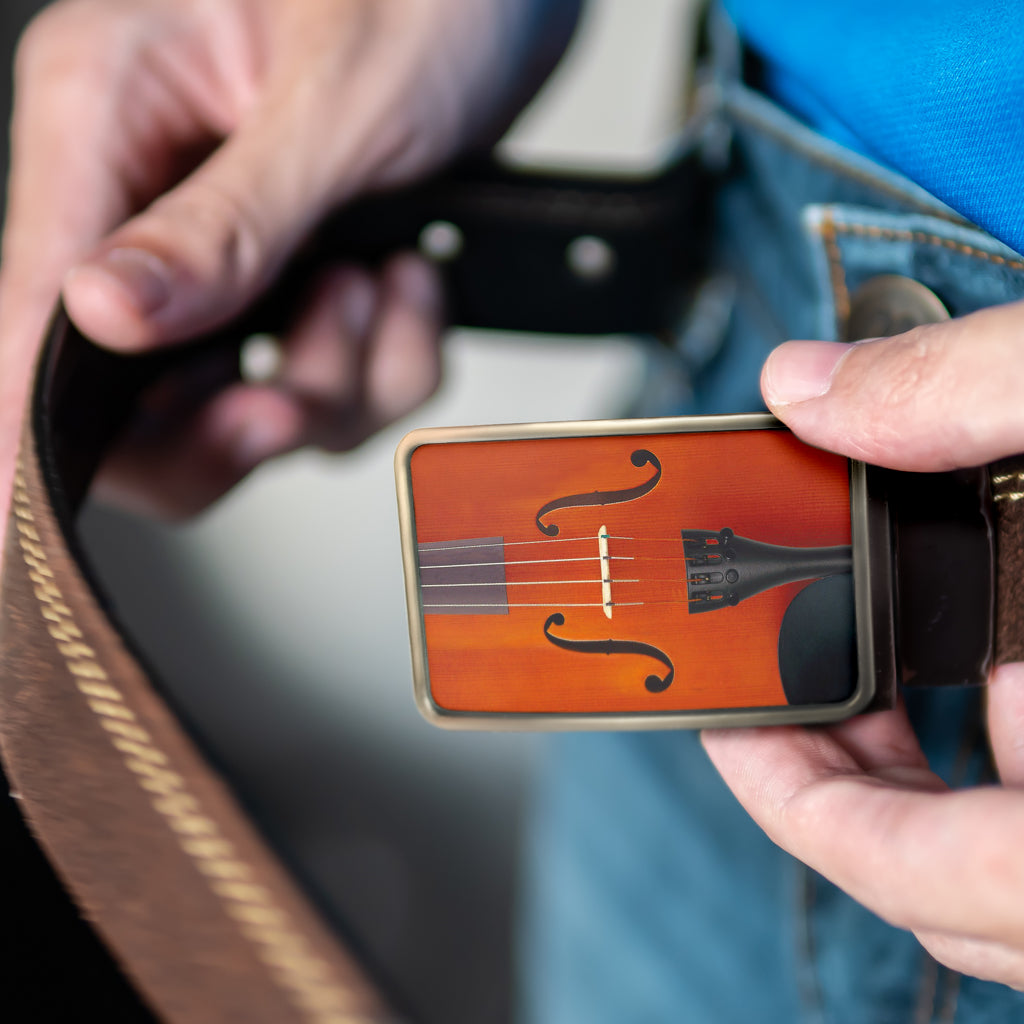 Violin Belt Buckle