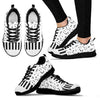 Musical Notes And Piano Art Sneakers
