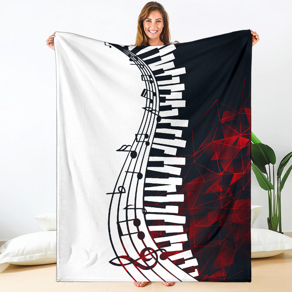 Piano Musical Premium Blanket