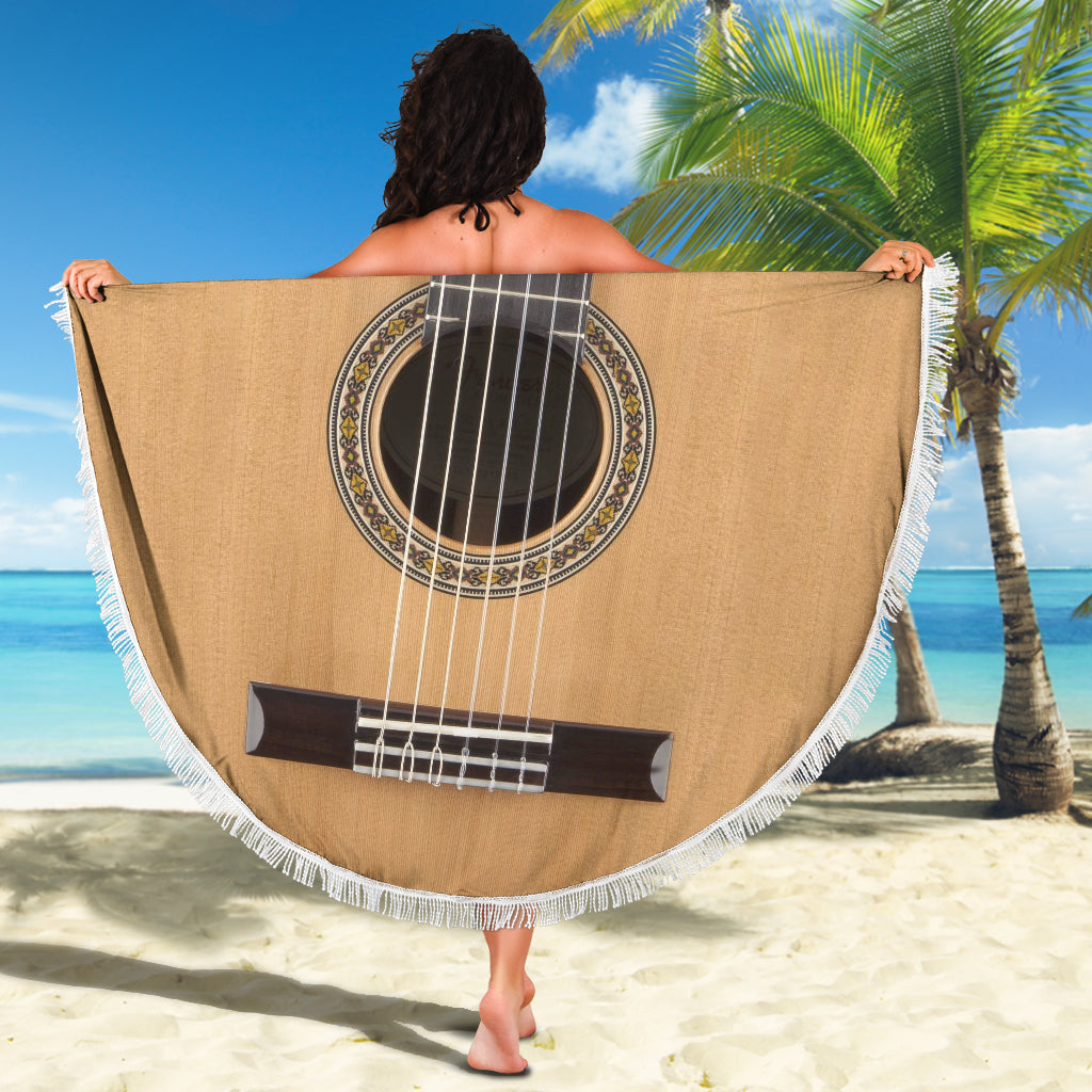 Classical Guitar Beach Blanket