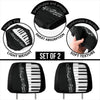 Piano Keys Music Headrest Covers