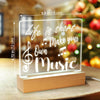 Life Music Light Up Acrylic