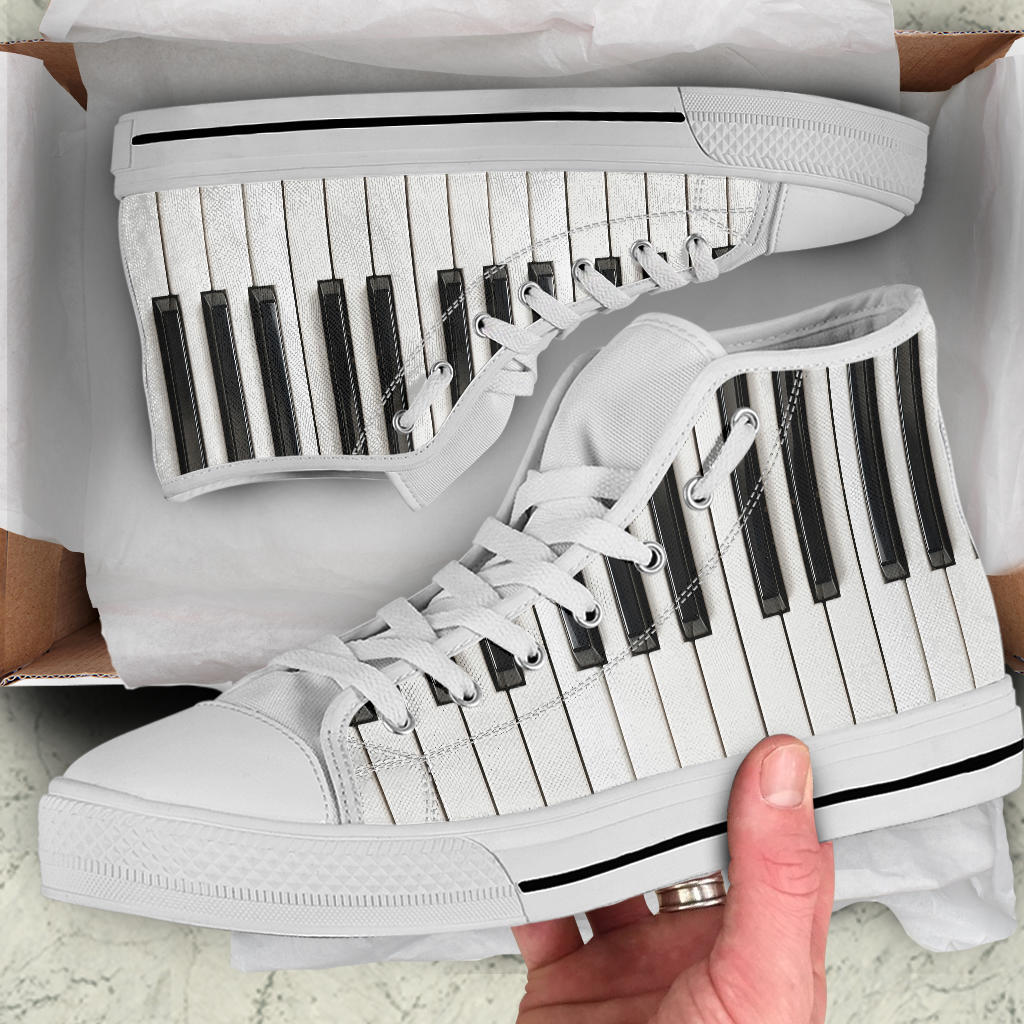 Piano Keys High Tops - Women / US5.5 (EU36) - { shop_name }} - Review