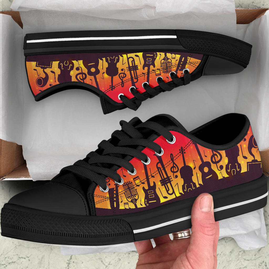 Musical Instruments Low Top Shoes
