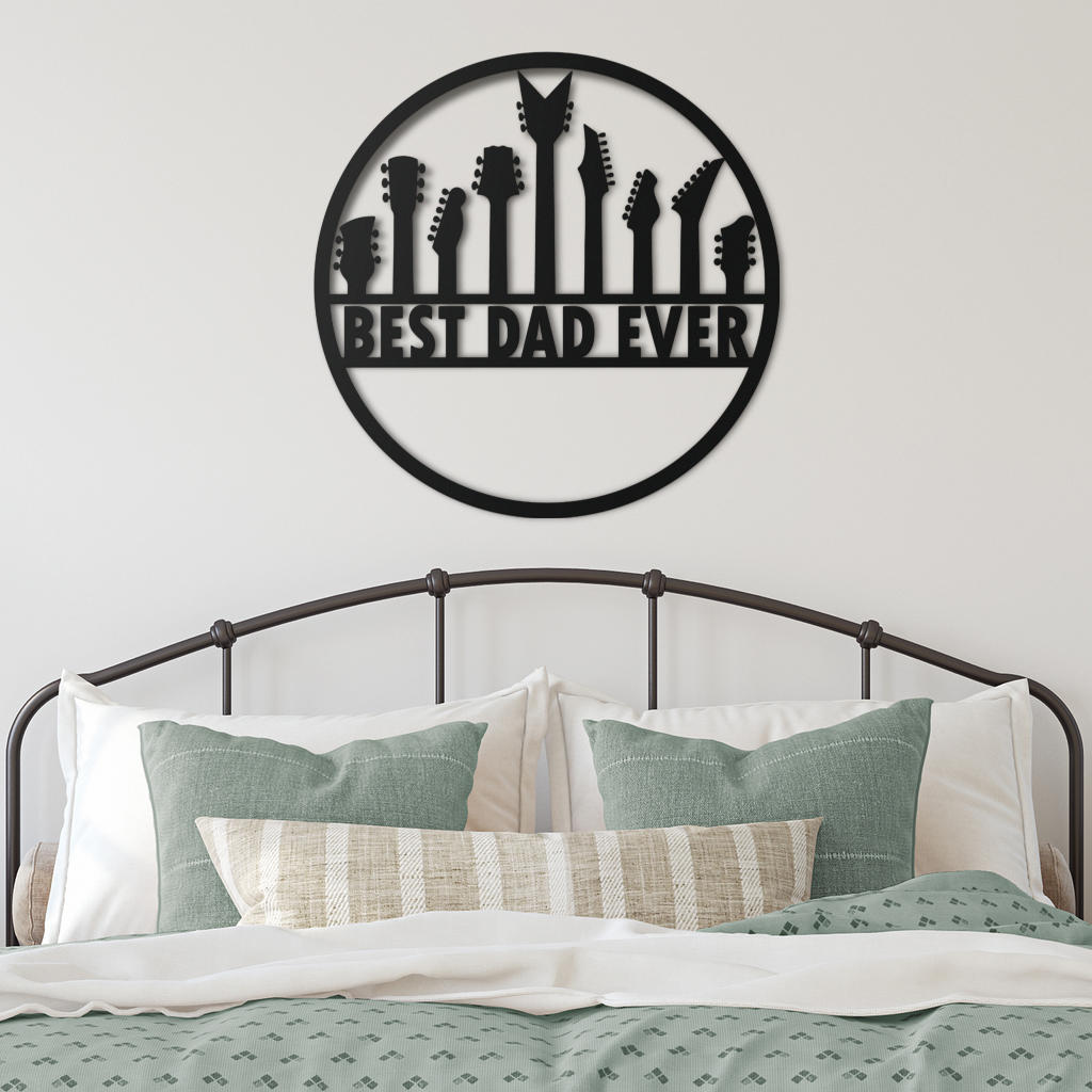 Best Dad Ever Metal Sign