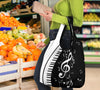 Piano And Music Notes Grocery Bag 3-Pack