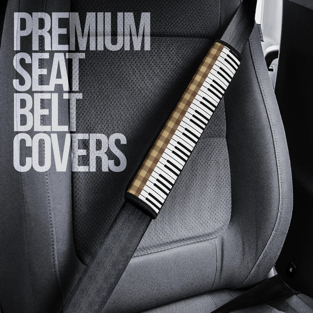 Awesome Piano Keys Seat Belt Covers
