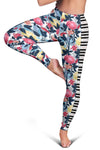 Piano Floral Women's Leggigns