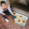 Music Notes Sunflowers Door Mat