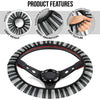 Piano Keys Steering Wheel Cover