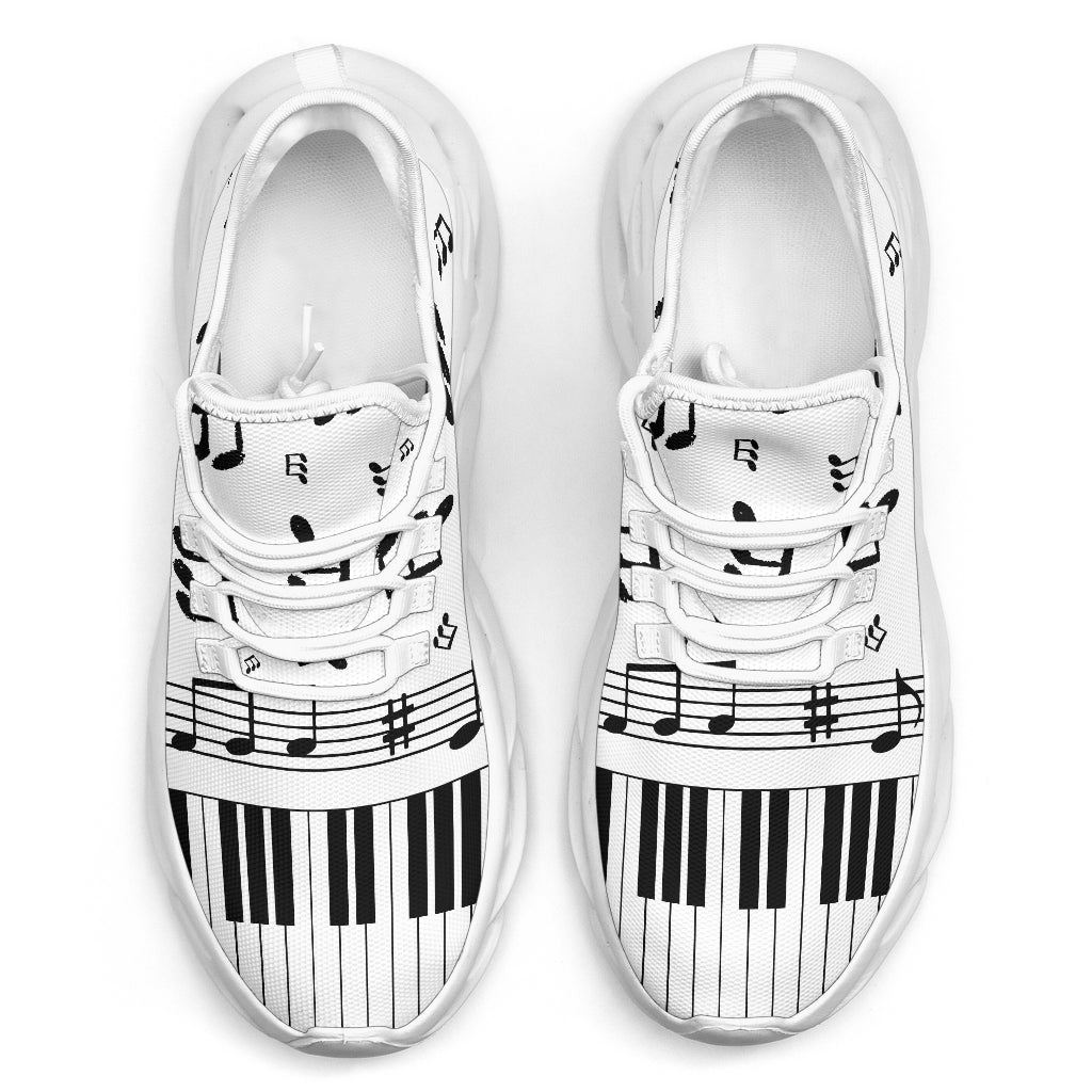 Piano Music Notes Sole Sneakers
