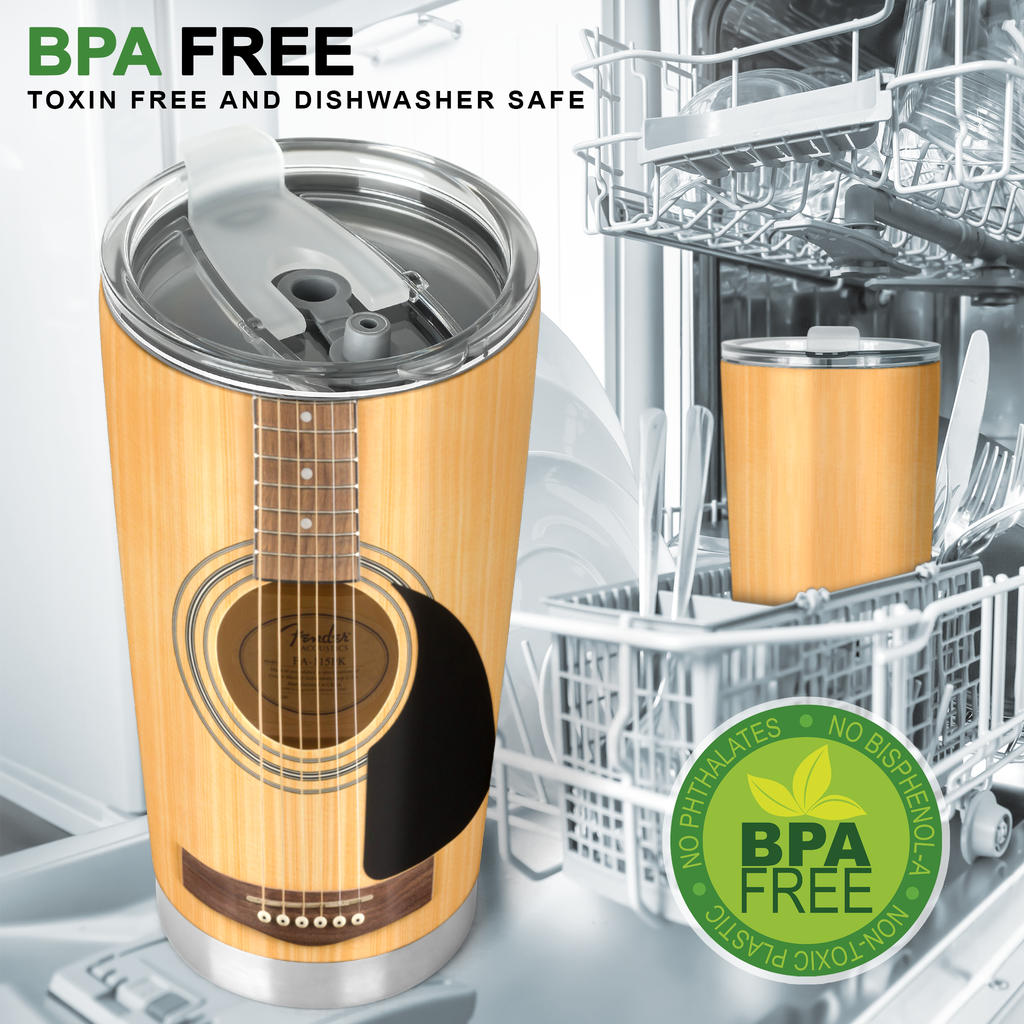 Awesome Wood Guitar Tumbler