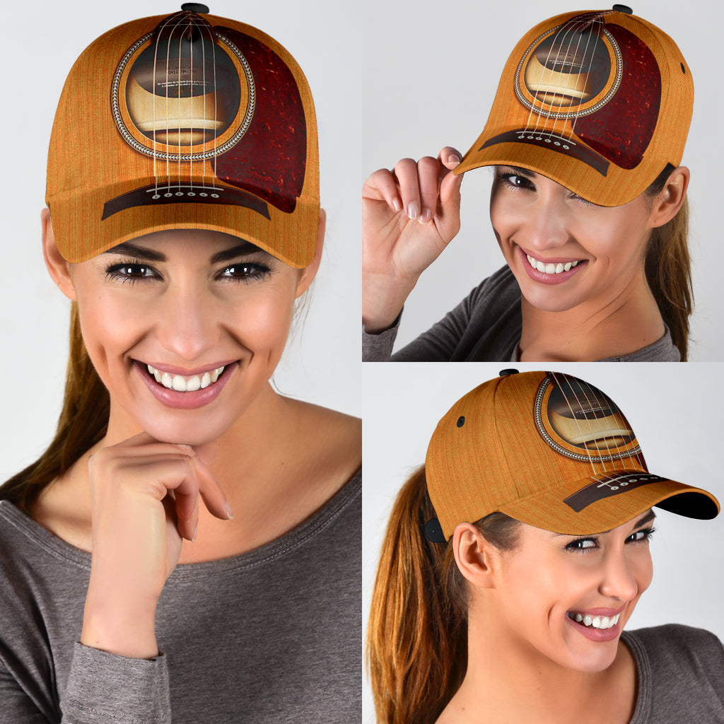 Wooden Guitar Classic Cap