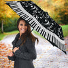 Piano Keys And Music Notes Umbrella