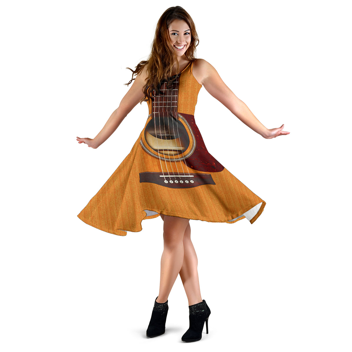 Wooden Guitar Women's Dress