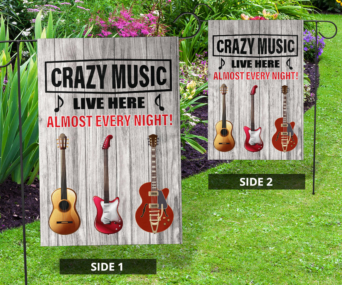 Music Live Here Flag