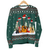 Guitars Christmas Men's Green Sweater