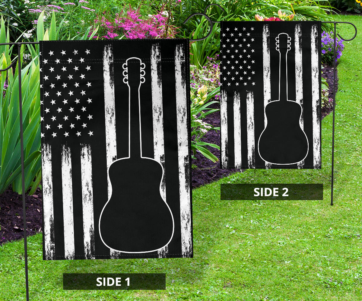 Guitar American Flag