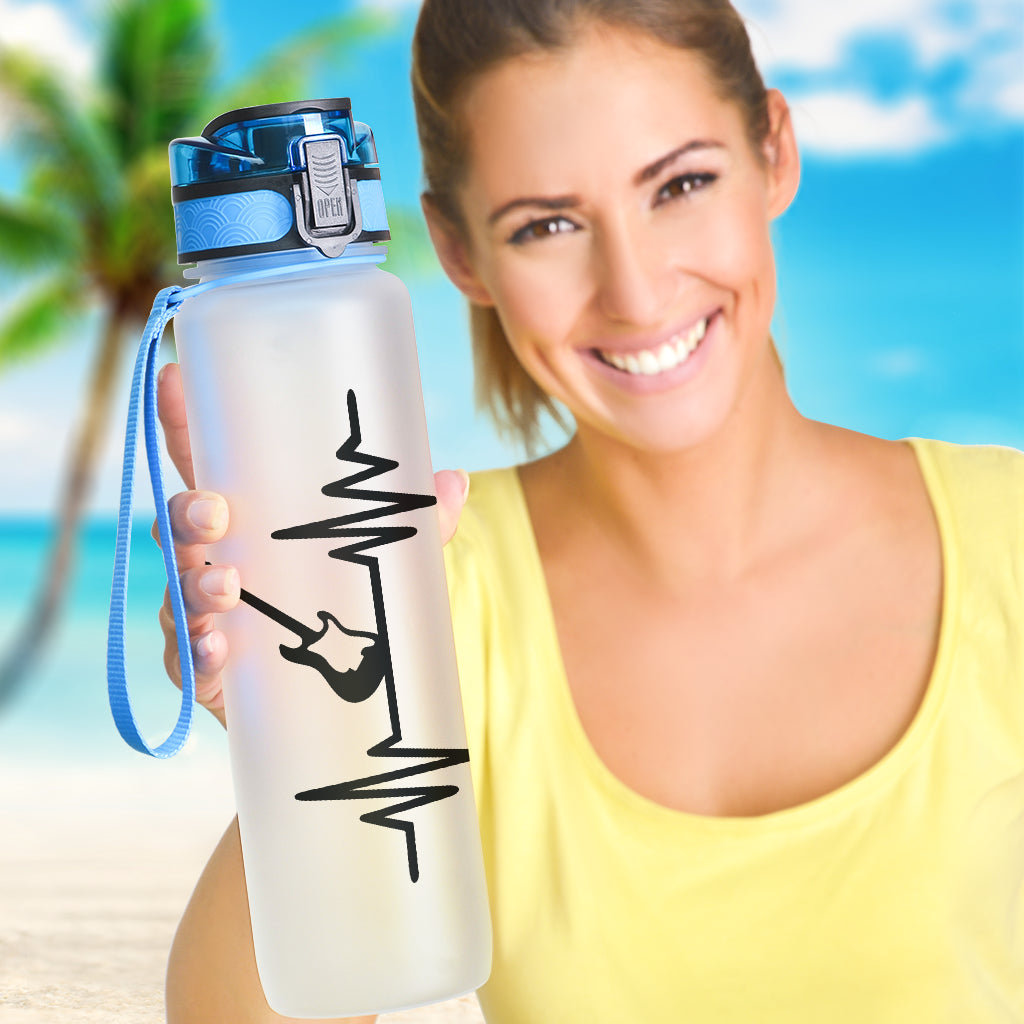 Guitar Heartbeat Hydro Tracking Bottle - { shop_name }} - Review