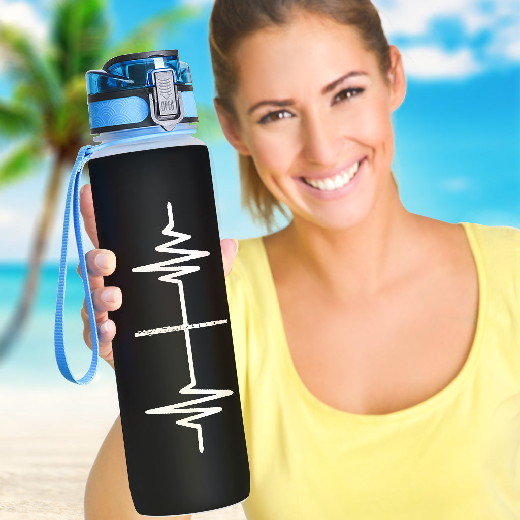 Flute Heartbeat Hydro Tracking Bottle