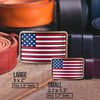 Stunning American Flag Drum Belt Buckle