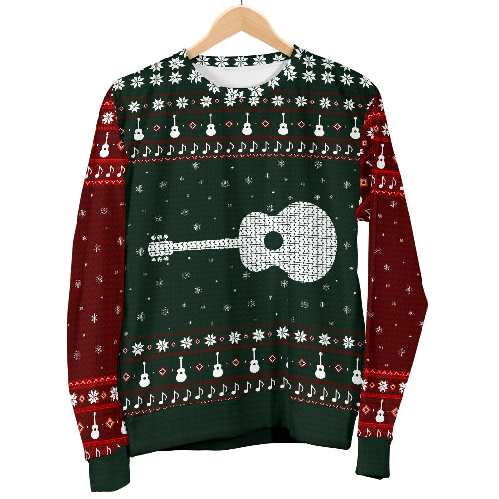 Guitar Snowflake Women's Sweater
