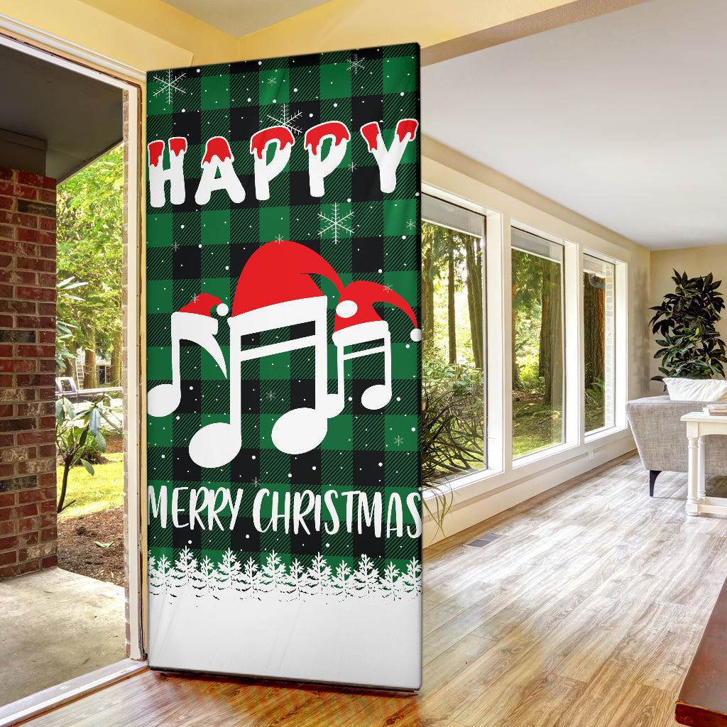 Christmas Music Notes Door Sock