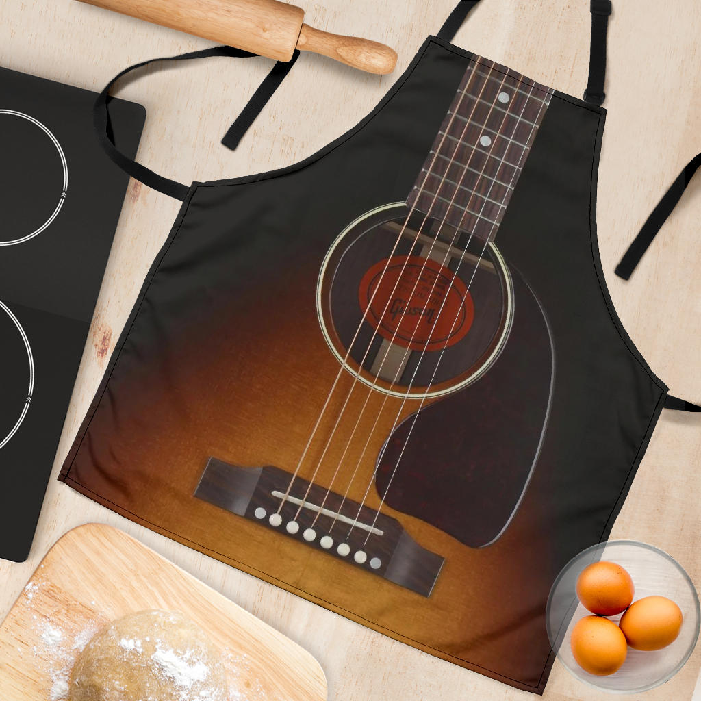 Black Guitar Women's Apron