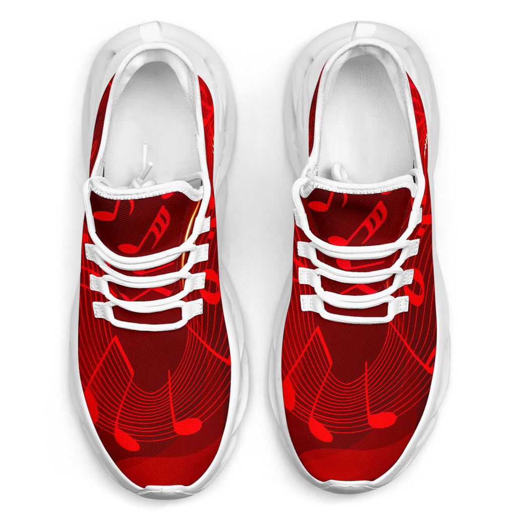 Music Red Sole Sneakers