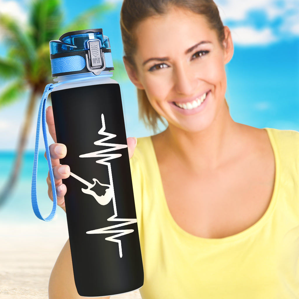 Guitar Heartbeat Hydro Tracking Bottle - { shop_name }} - Review